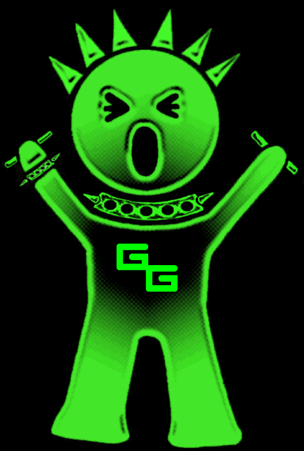 GG Mascot Neon Green